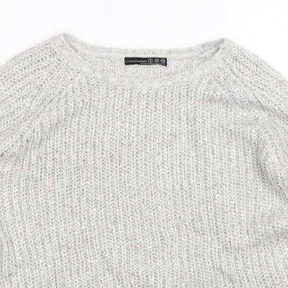 Atmosphere  Womens Grey   Pullover Jumper Size 6