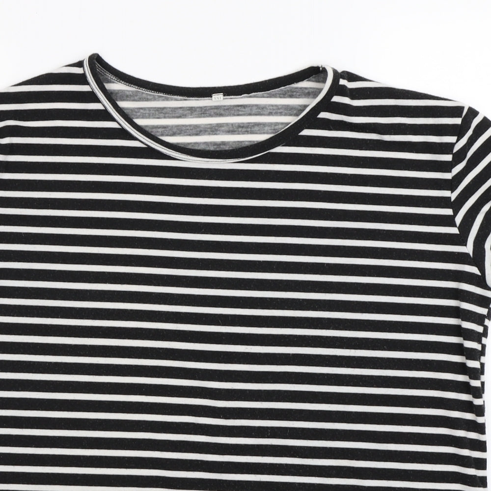 Womens UK Size 2XL Preworn Black Basic T-Shirt