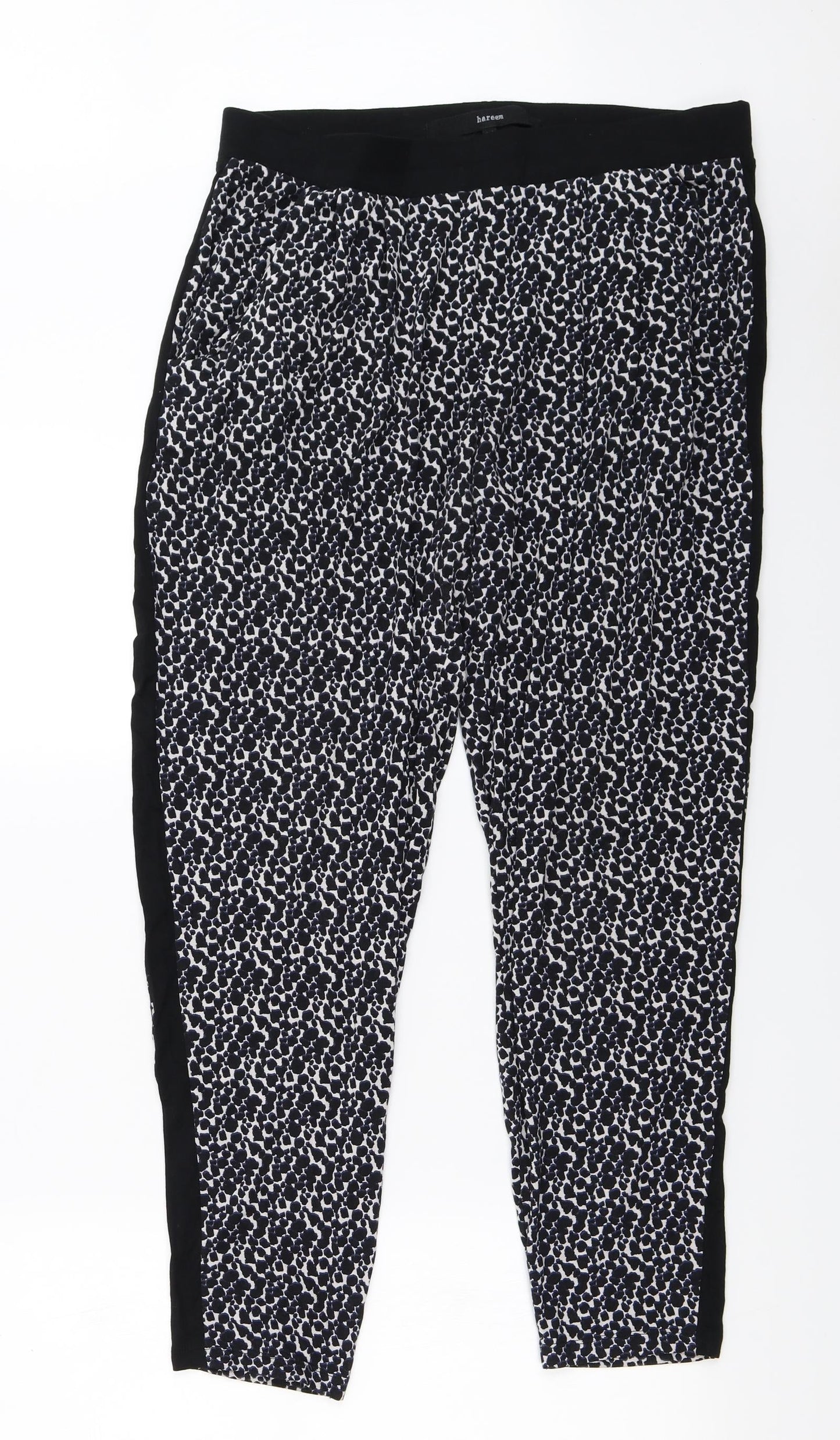 Womens UK Size 14 NEXT Regular Fit  Black Trousers