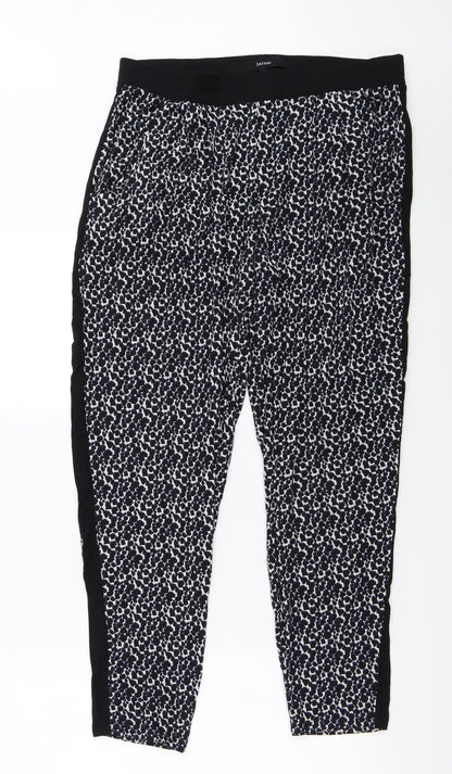 Womens UK Size 14 NEXT Regular Fit  Black Trousers
