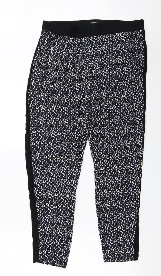 Womens UK Size 14 NEXT Regular Fit  Black Trousers