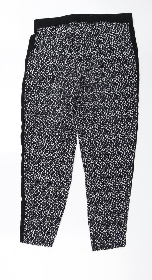 Womens UK Size 14 NEXT Regular Fit  Black Trousers