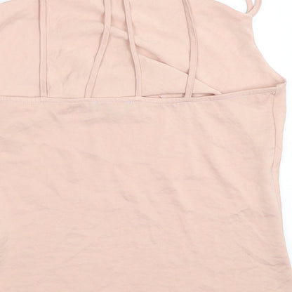New Look Womens Pink   Camisole Blouse Size 10