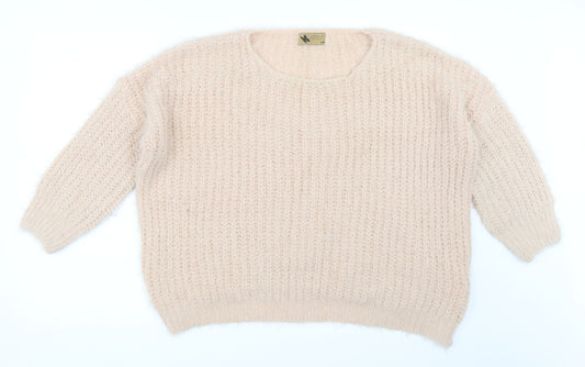 Katsumi Womens Pink   Pullover Jumper Size M