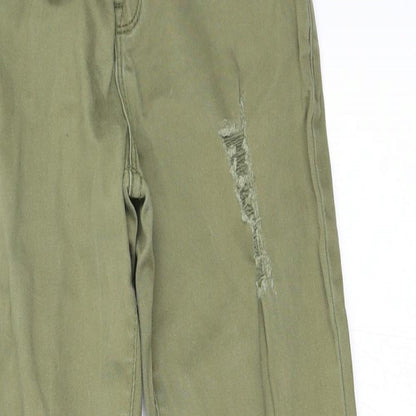 Primark Girls Green   Skinny Jeans Size 8-9 Years - ripped jeans