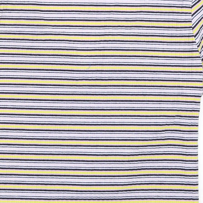 Primark Womens Purple Striped  Basic T-Shirt Size 14