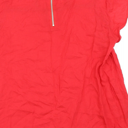 George Womens Red   Basic T-Shirt Size 12