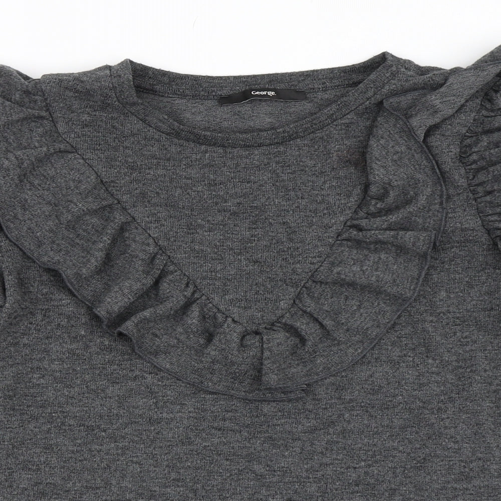 George Womens Grey   Pullover Jumper Size S