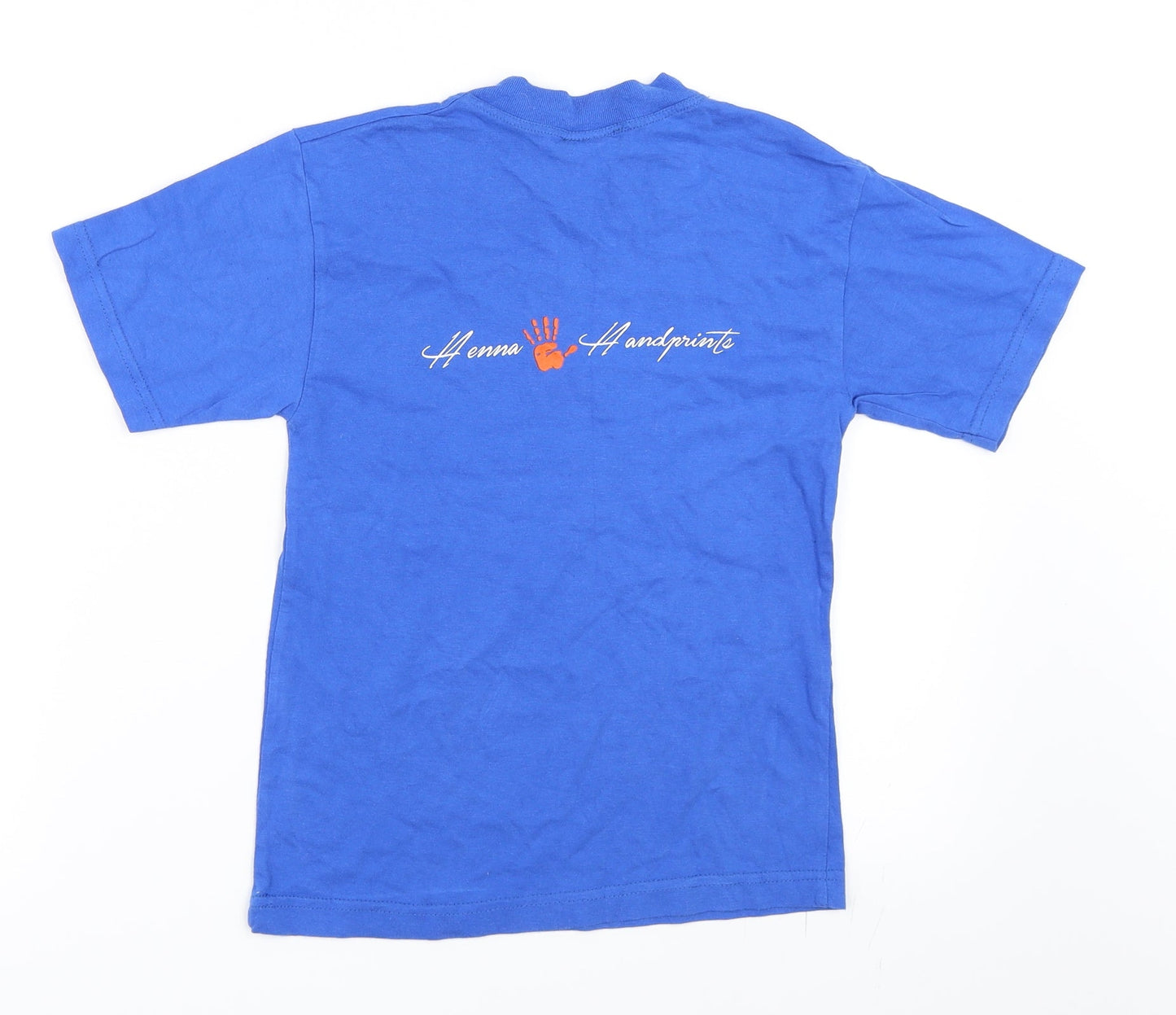 Peter's Originals Boys Blue   Basic T-Shirt Size 5-6 Years
