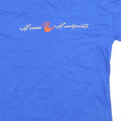 Peter's Originals Boys Blue   Basic T-Shirt Size 5-6 Years