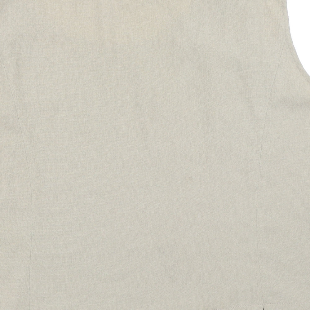 Reflections Womens Beige   Basic Blouse Size XL