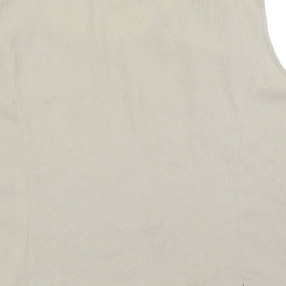 Reflections Womens Beige   Basic Blouse Size XL
