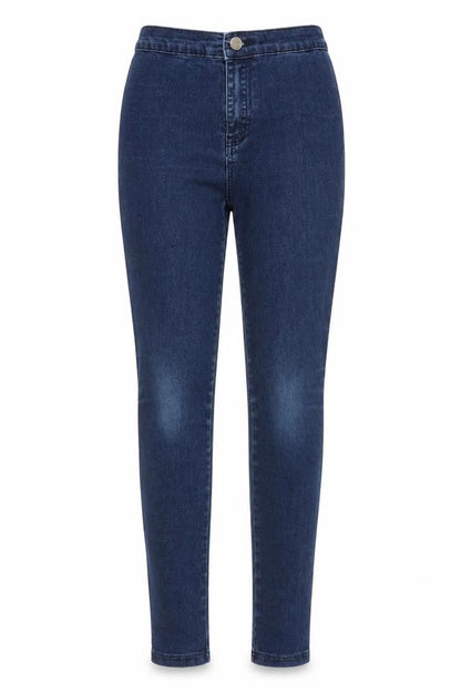 Womens UK Size 6 THE ROCKN REV Regular Fit Skinny Blue Jeans