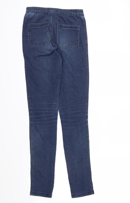 Womens UK Size 6 THE ROCKN REV Regular Fit Skinny Blue Jeans