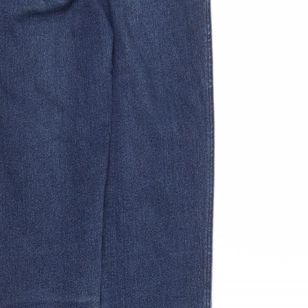 Womens UK Size 6 THE ROCKN REV Regular Fit Skinny Blue Jeans