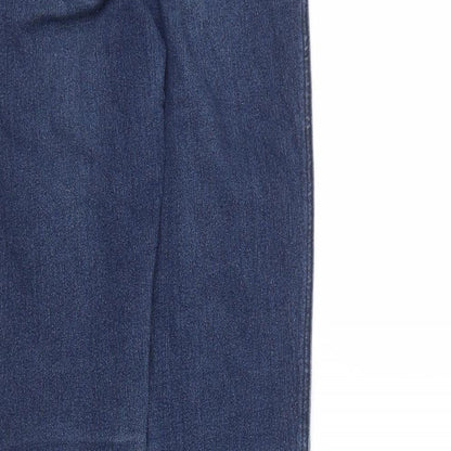 Womens UK Size 6 THE ROCKN REV Regular Fit Skinny Blue Jeans