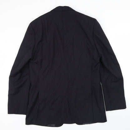 Mens UK Size  VARTEKS Regular Blue Suit Jacket