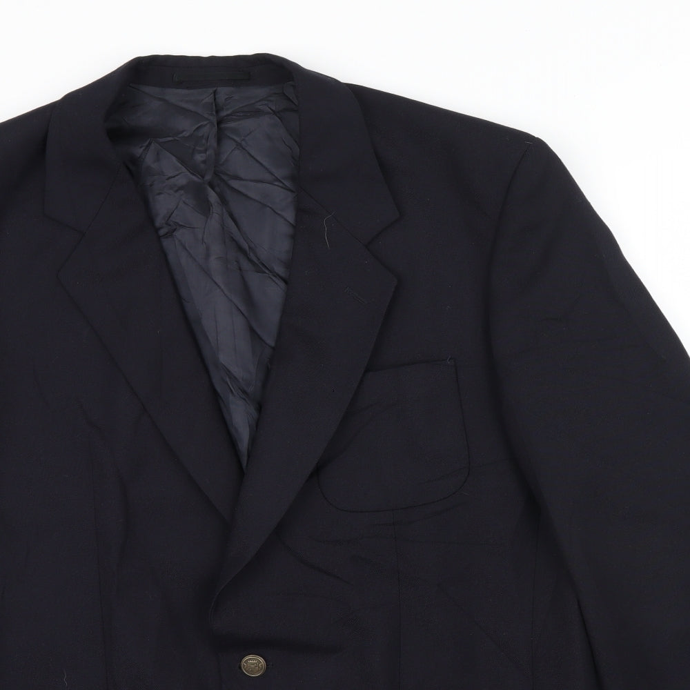 Mens UK Size  VARTEKS Regular Blue Suit Jacket