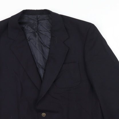Mens UK Size  VARTEKS Regular Blue Suit Jacket