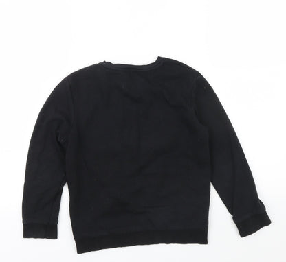 PEP&CO Girls Black   Pullover Sweatshirt Size 6-7 Years  - Limited Edition