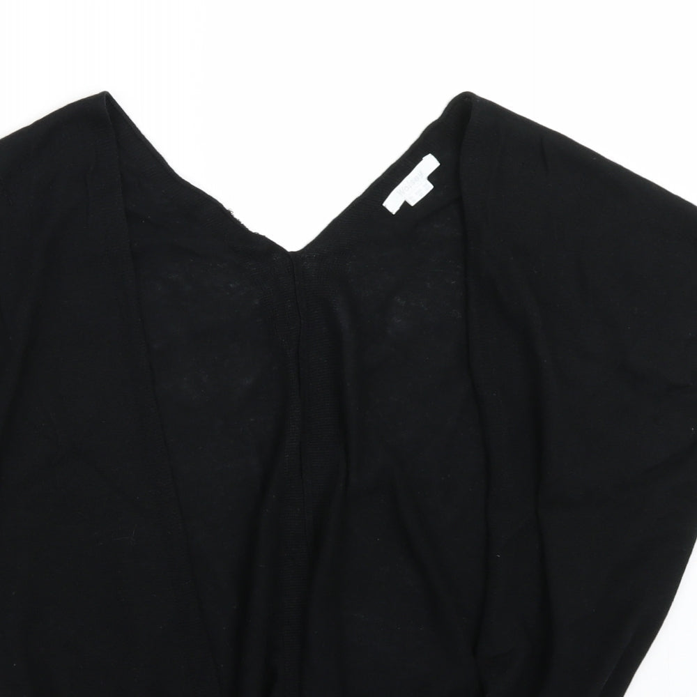 Woldey Womens Black   Cardigan Jumper Size 16