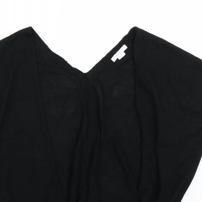 Woldey Womens Black   Cardigan Jumper Size 16