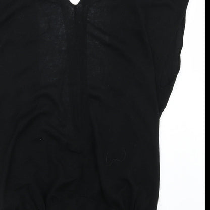 Woldey Womens Black   Cardigan Jumper Size 16