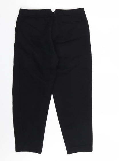 Gerald Darel Womens Black   Cropped Trousers Size 38 L26 in