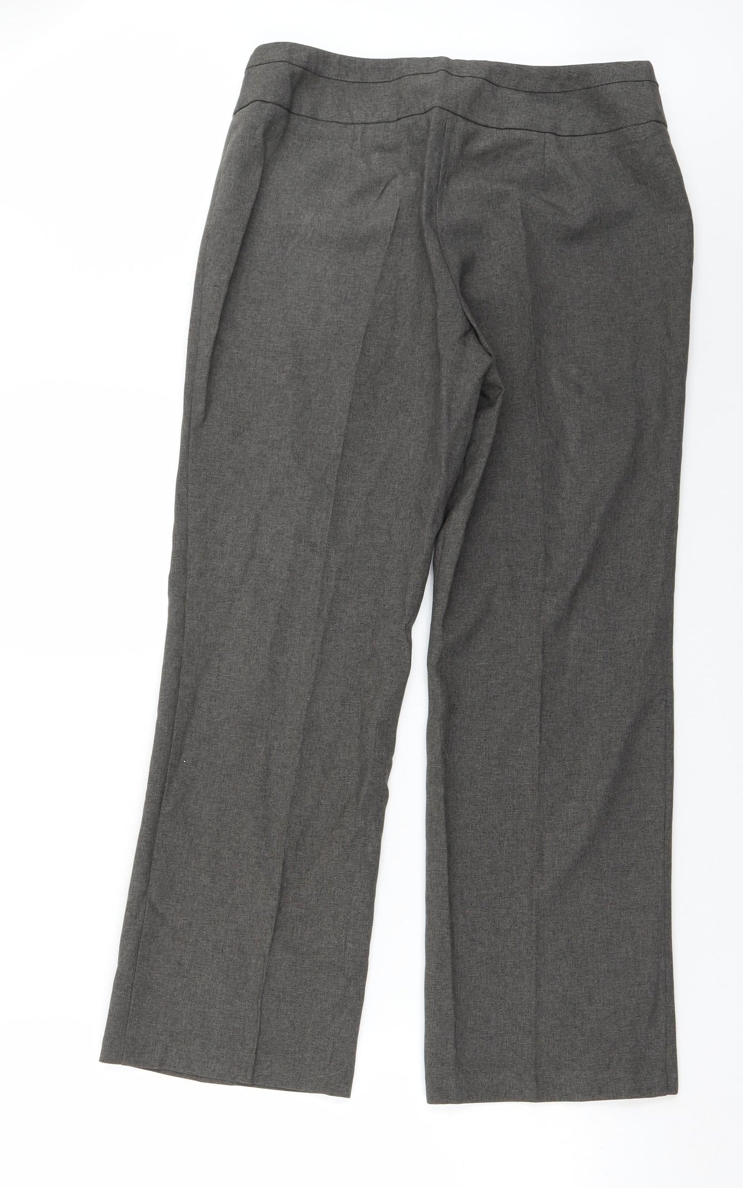 Womens UK Size 12 Marks and Spencer Regular Fit  Brown Trousers