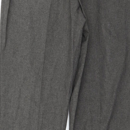 Womens UK Size 12 Marks and Spencer Regular Fit  Brown Trousers