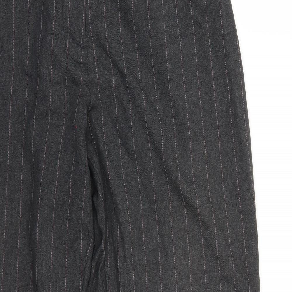 Womens UK Size 12 Marks and Spencer Regular Fit  Grey Trousers