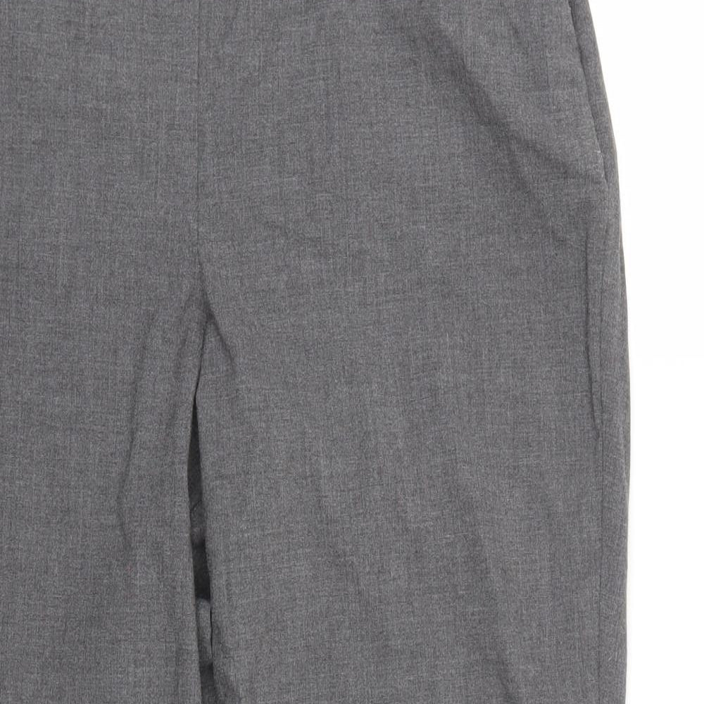 Womens UK Size 12 Marks and Spencer Regular Fit  Grey Trousers