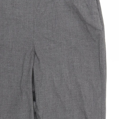Womens UK Size 12 Marks and Spencer Regular Fit  Grey Trousers