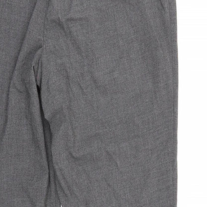 Womens UK Size 12 Marks and Spencer Regular Fit  Grey Trousers