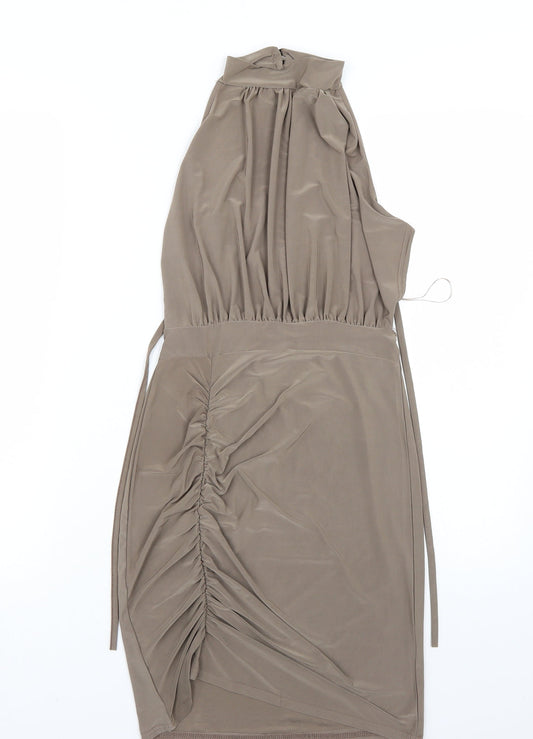 In the Style Womens Brown  Rayon A-Line  Size 8