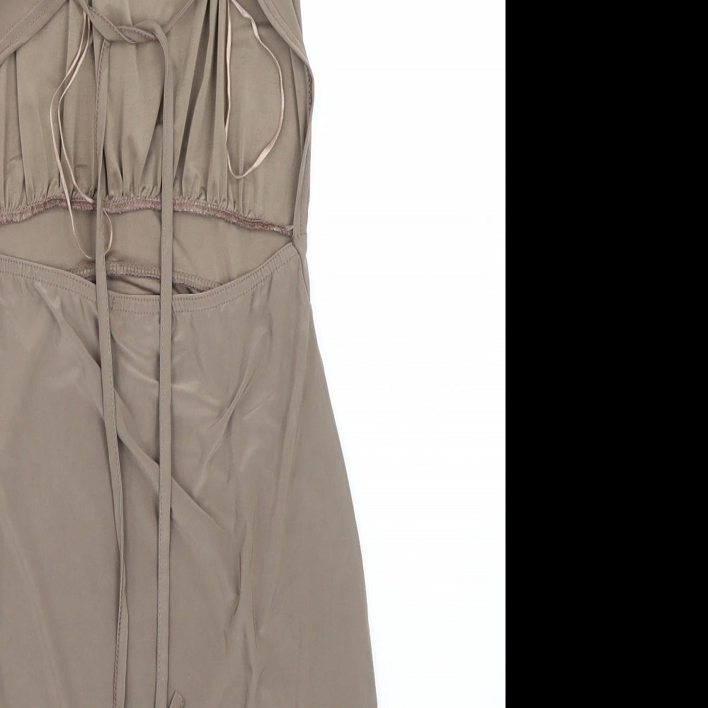 In the Style Womens Brown  Rayon A-Line  Size 8