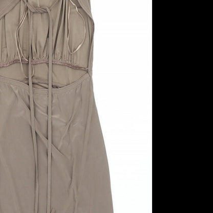 In the Style Womens Brown  Rayon A-Line  Size 8