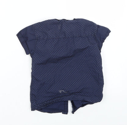 George Boys Blue   Basic Button-Up Size 4-5 Years