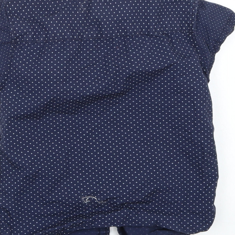 George Boys Blue   Basic Button-Up Size 4-5 Years