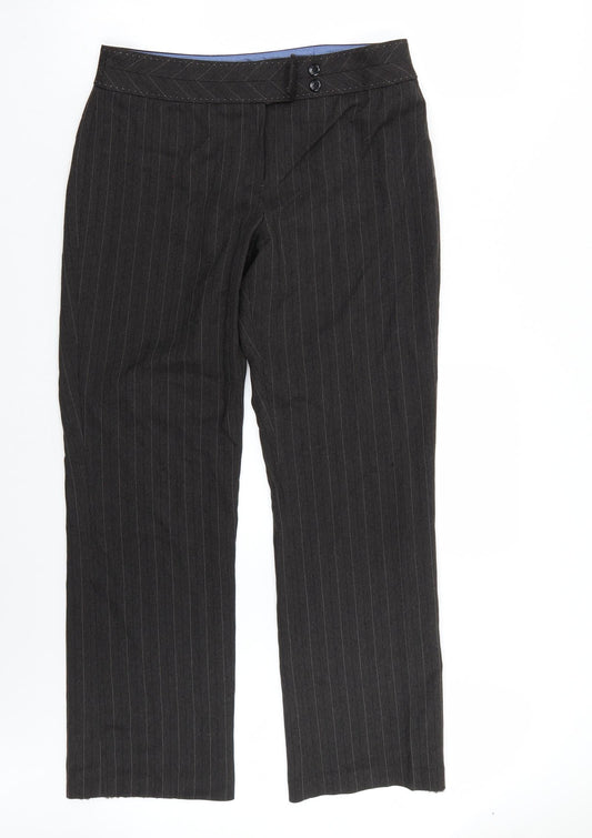 F&F Womens Grey   Trousers  Size 12 L28.5 in