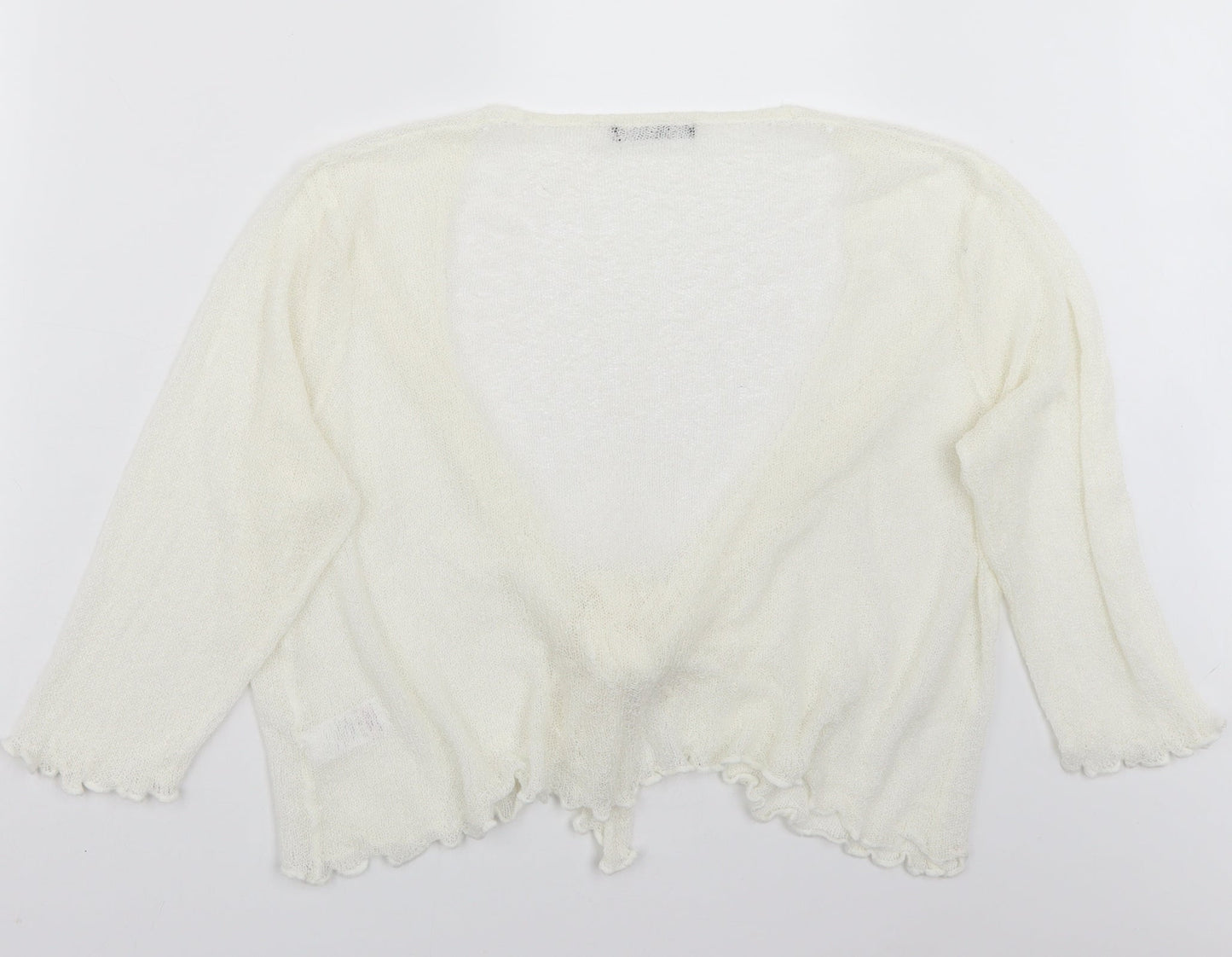 BM Womens White   Cape Jumper Size XL