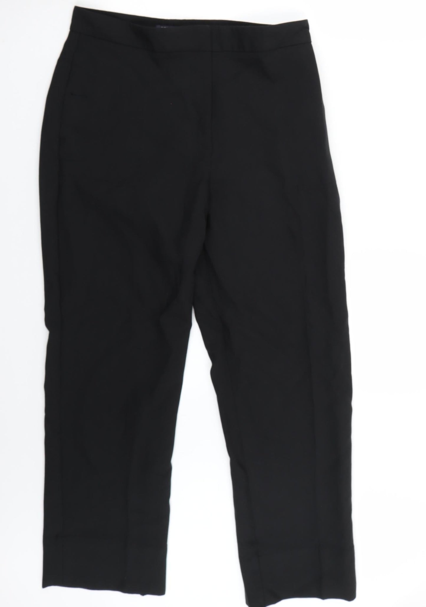 Womens UK Size 10 Marks and Spencer Regular Fit  Black Trousers