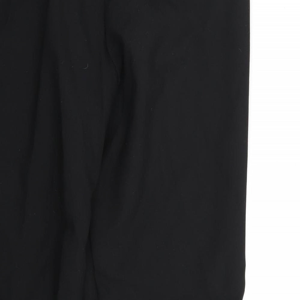 Womens UK Size 10 Marks and Spencer Regular Fit  Black Trousers