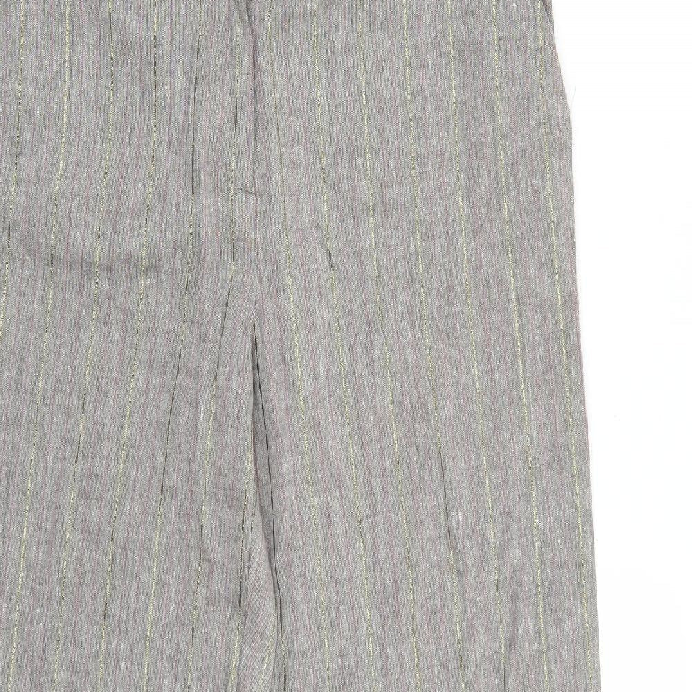 Womens UK Size 14 Marks and Spencer Regular Fit  Grey Trousers