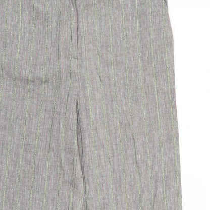 Womens UK Size 14 Marks and Spencer Regular Fit  Grey Trousers