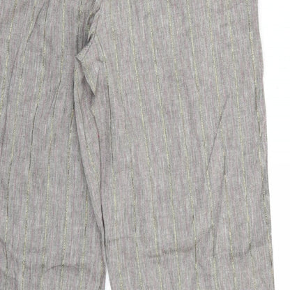 Womens UK Size 14 Marks and Spencer Regular Fit  Grey Trousers