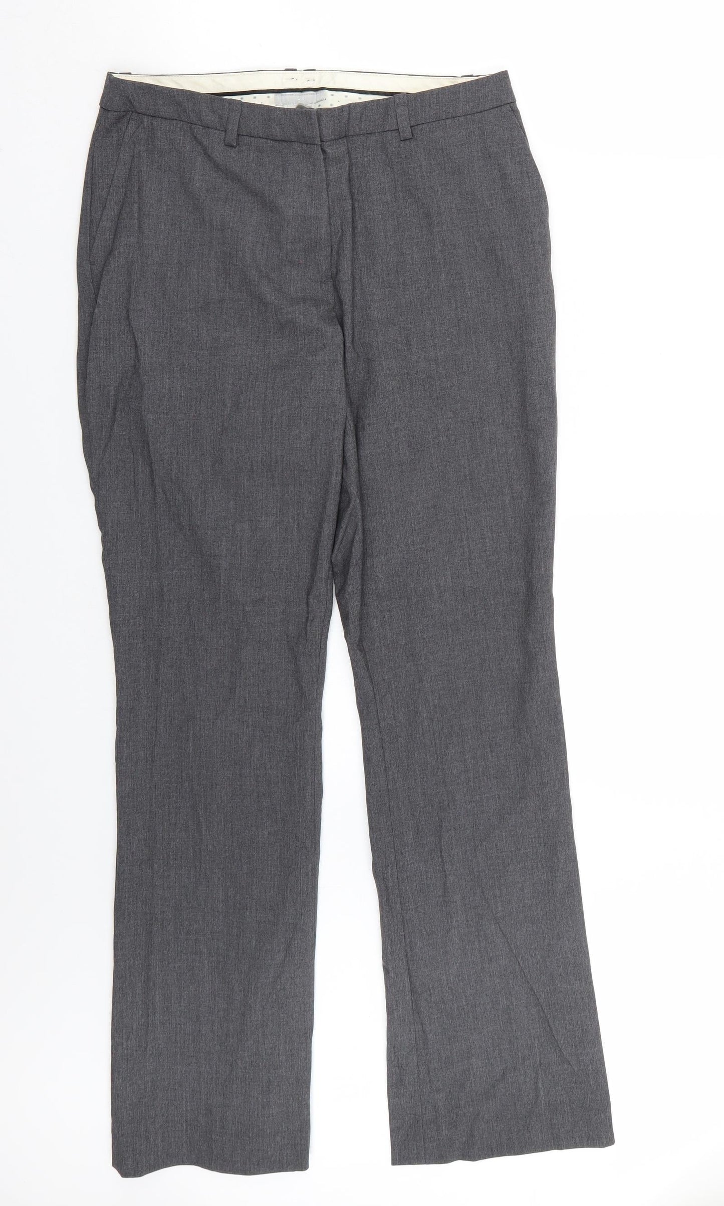 Womens UK Size 8 H&M Regular Fit  Grey Trousers