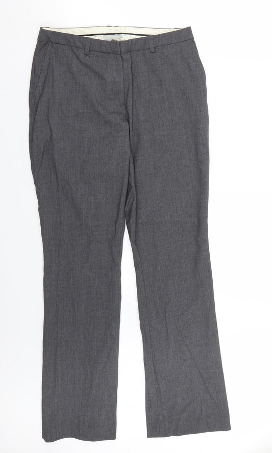 Womens UK Size 8 H&M Regular Fit  Grey Trousers