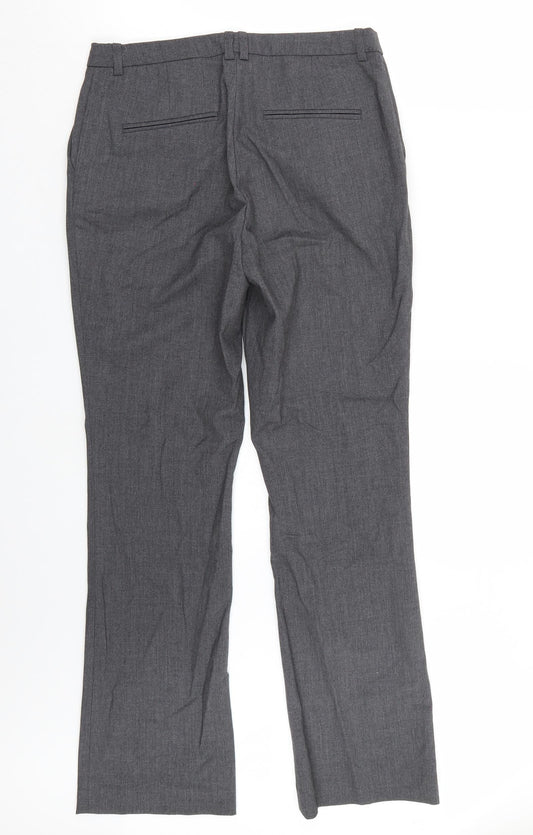 Womens UK Size 8 H&M Regular Fit  Grey Trousers