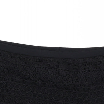 H&M Womens Black   Sweat Shorts Size L